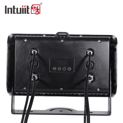 8 × 15W RGBW Lampu Panggung LED Bertenaga Baterai Dengan Remote Control