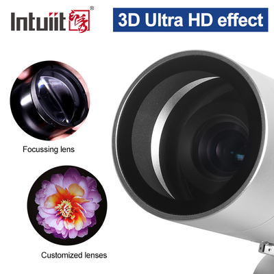 60W Custom Led HD Color Chang Indoor And Outdoor ip65 Waterproof Rotating Advertising Image Projection Lamp Proyektor Logo Gobo