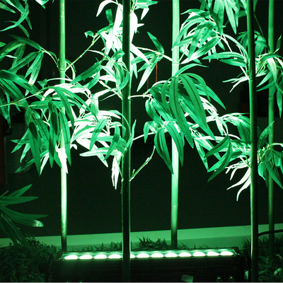 12X3W Outdoor LED Wall Washer IP65 Waterproof DMX RGB LED Linear Washer Light Untuk Arsitektur Bangunan Fasad Pencahayaan