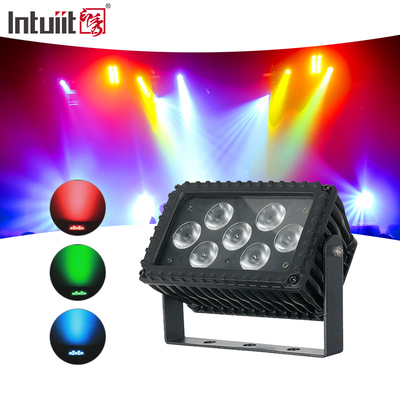 7x3W LED Outdoor RGBW Proyeksi Arsitektur Lampu sorot Lampu fasad