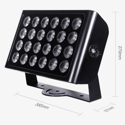 24x10w 4in1 Rgbw Led Outdoor Wall Washer Flood Lights Taman Pernikahan Pesta DJ Lampu panggung
