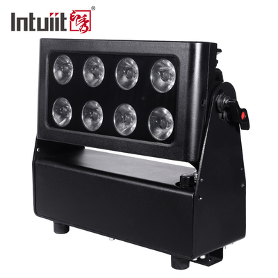 Baterai tahan air bertenaga nirkabel City Color Wash Lighting Projector 8X15W RGBW Led Led stage lights