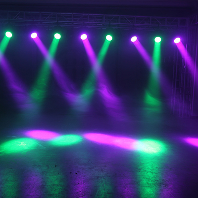 Lampu kepala bergerak 19x15W Zoom DJ Lampu RGBW LED Beam Wash Lighting Efek Lampu panggung Untuk Rave Aktivitas Acara Disco Show KTV