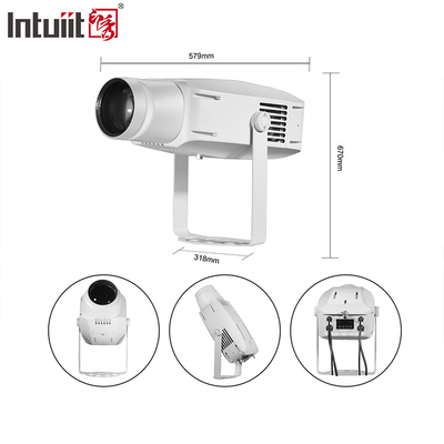 400W Waterproof IP65 LED Water Wave Gobo Projector Light DMX512 Mode Kontrol Efek Sinar untuk Jalan Komersial & Taman Hiburan