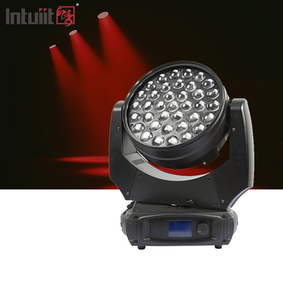 37x10W Zoom Beam Wash Moving Head Light untuk efek pencahayaan panggung dengan RGBW 4in1 LED dan DMX Control Dj Disco dan Nightclub