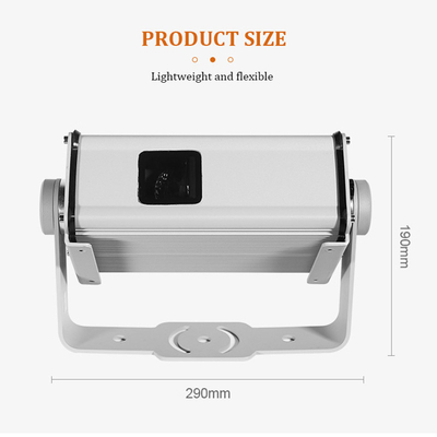 RGBW warna-warni Led Pohon Lampu DMX512 Sinar Sinar Sinar Bintang Langit Laser Proyeksi Lampu Luar Ruangan Taman Lanskap Atmosfer Lampu