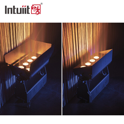 IP65 Waterproof 8x10W Baterai Nirkabel Bertenaga Par Uplight DMX Stage Led Wall Washer Light