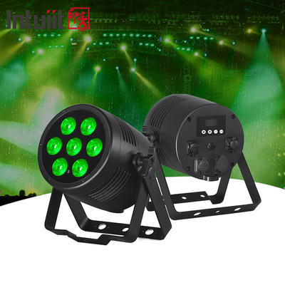 Waterproof Wireless DMX Outdoor 7x20W RGBWA UV 6in1 IP65 LED Par Light Uplight Eksterior
