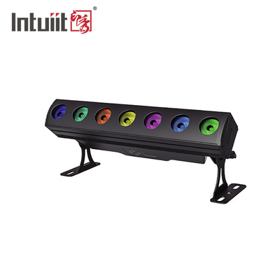 DMX Rgbw Mengubah Warna 7x15W Wash bar Light Ip65 Led Wall Washer Outdoor