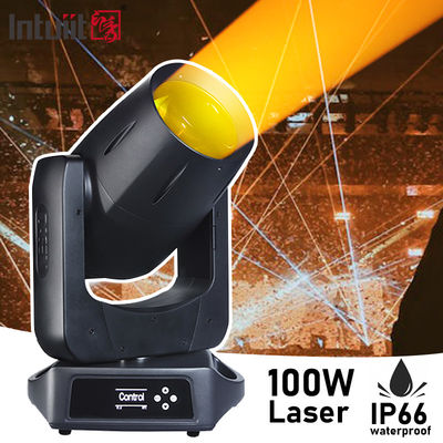 HOT SELL IP66 100W Laser Waterproof Outdoor Moving Head Beam Lampu panggung dari untuk pertunjukan konser panggung
