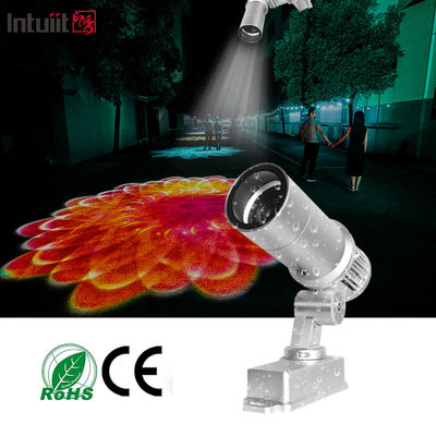 Waterproof IP65 Logo Gobo Proyektor Lampu Natal Outdoor 60w LED Gobo Logo Proyektor Outdoor Lampu Iklan