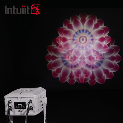Lampu Logo Iklan LED Berputar 100W Proyektor Gobo Pola Kustom Tahan Air IP65 Luar Ruangan
