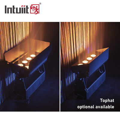 Lampu Sorot LED 8x15 W RGBW 4-in-1 Bertenaga Baterai IP65 lampu sorot bertenaga baterai IP65