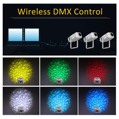 100W Outdoor Waterproof LED Projector Gelombang Air Biru Efek Tahap Gobo Lampu proyeksi Lampu