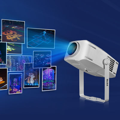 200W Waterproof Ip65 Outdoor Indoor Custom Advertising Gobo Led Zoom logo Proyektor Lampu