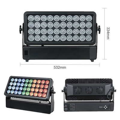 Wall Washer Light 40x10W RGBW 4-in-1 Waterproof Floodlight untuk City Stage Park Aluminium Wash Led Lighting