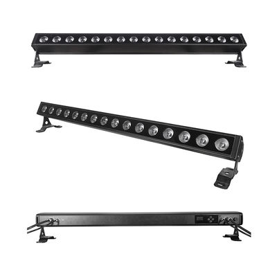 Lampu Pencuci Dinding LED 16*5W Rgb Dmx IP65 Perumahan Aluminium Pencahayaan Cuci Dinding Tahan Air Luar Ruangan DMX512 Pencahayaan Bangunan Luar Ruangan