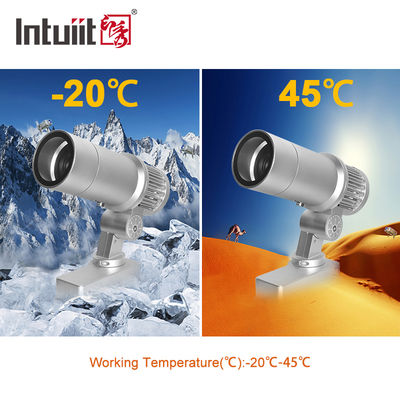 60W Outdoor Gobo Proyeksi Cahaya Iklan Tanda Cahaya Waterproof Berputar LED Tanda Proyektor Pola Logo Pintu Spotlight