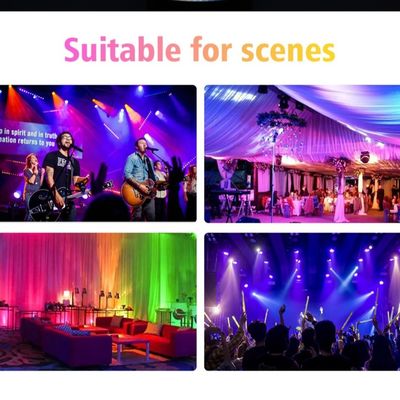60x12W RGBW 4in1 Led par light Dj panggung pesta pernikahan dj disco led wash