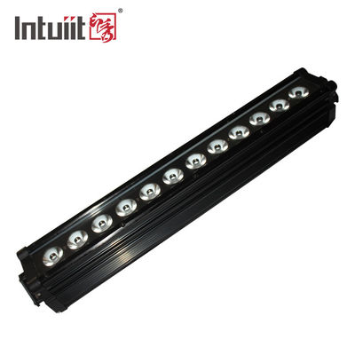 Lampu Sorot Dinding LED RGB DMX 12X3W Tahan Air Luar Ruangan untuk Acara Panggung Pesta Pernikahan