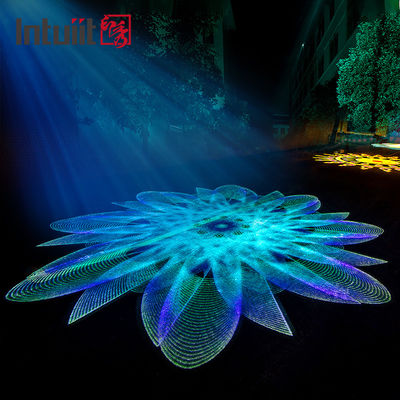 Outdoor Waterproof 200W LED Gobo Projector untuk Event Party Customized Logo Light