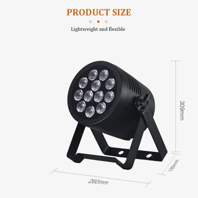 IP65 LED Par Light Waterproof IP65 Rated Outdoor 12x20W RGBWA-UV 6in1 stage light DMX512
