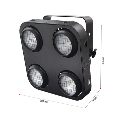 IP65 2in1 Amber & Warm White Waterproof Cob Stage Blinder Light 4x90W 4Eyes Audiens DMX512 LED COB LIGHT CLINDER LIGHT