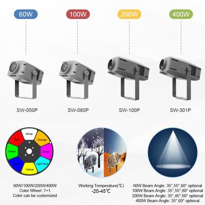 Outdoor 60w LED Air Wave Blue Ocean Ripple Light untuk Exhibition Hotel Corridor