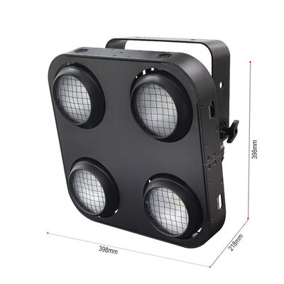 Lampu Blinder COB LED 4 Mata 4X90W RGB Lampu Panggung Kontrol Piksel DMX512 Strobo Blinder Panggung Amber Putih Hangat untuk Pesta Acara