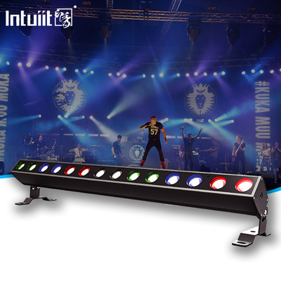 Bar Pixel Efek DMX Terlaris Perubahan Warna Wash Bar 14pcs 10w Led RGBW 4in1 Wall Washer Lighting