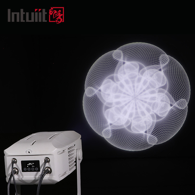 Lampu Proyektor Logo Kustom LED RGBW 400W IP65 Tahan Air Lampu Proyektor Logo LED Berputar untuk Luar Ruangan