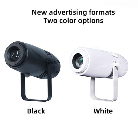 Lampu Proyeksi Dinding Tanda LED Iklan Proyektor Gobo Logo Kustom Gratis 40W IP20