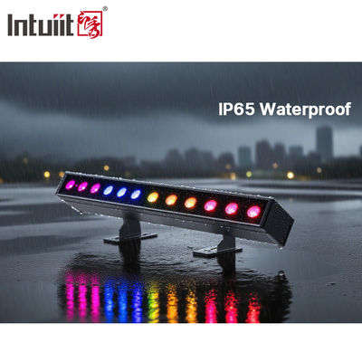 12*2W 4-in-1 IP65 LED Wash Bar Baterai Powered RGBW Proyeksi Lampu efek sinar
