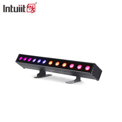 12*2W 4-in-1 IP65 LED Wash Bar Baterai Powered RGBW Proyeksi Lampu efek sinar