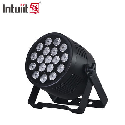 Lampu Par LED Luar Ruangan IP65 - 18x20W RGBWA UV 6in1 Tahan Air DJ Stage Light Suara Diaktifkan Otomatis Dukungan RDM & Kontrol DMX Uplight untuk Pernikahan Ulang Tahun Pertunjukan Musik Pesta Acara Pencahayaan Panggung