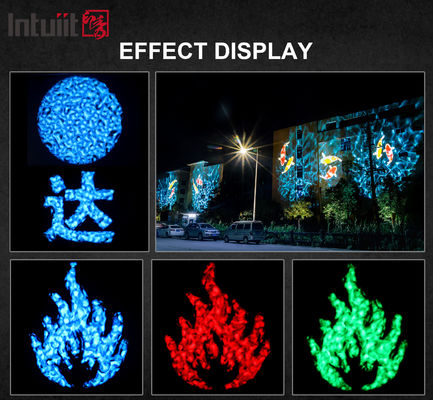 400W Outdoor IP65 LED Water Wave Gobo Projector Lampu untuk museum taman hiburan tempat makan