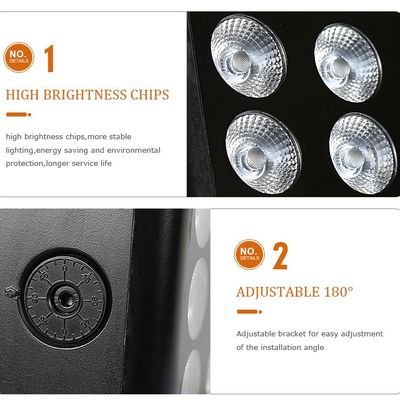 Pencahayaan Fasad Berwarna-warni DMX512 RGBW Outdoor Aluminium LED 6x5W Wall Washer Bangunan Komersial Lampu Sorot Dinding Dekoratif