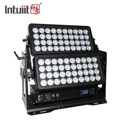 400W 800W 1500W Warna Kota Mode Kontrol DMX Waterproof LED Stage Wash Light Lampu banjir lapisan ganda untuk acara