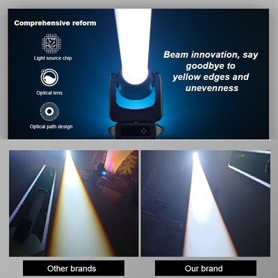 IP66 Waterproof 100W CMY Laser Moving Head Light Ultra Narrow 0.8 Degree Beam Angle Lampu panggung luar ruangan DMX512