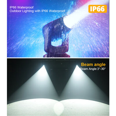 Lampu Moving Head LED 280W BSW 3in1 Beam Spot Wash untuk Panggung Pertunjukan Klub Malam