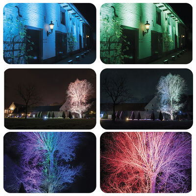 LED 40X10W RGBW 4 in 1 Outdoor Waterproof Wall Washer Wall Landscape Led Lamp Led Wallwasher Spotlight Lampu Banjir