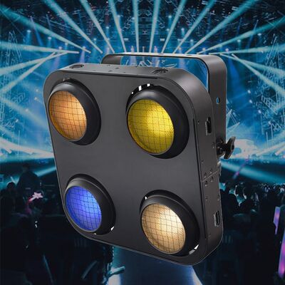 Lampu Blinder COB Tahan Air 4 Mata IP65 dengan opsi Lampu Audiens LED 400W Empat Mata 4x100W DMX Stage Light