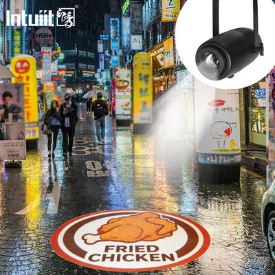 Tanda iklan yang disesuaikan 60W proyektor tanda statis, iklan LED, tanda proyektor luar tahan air