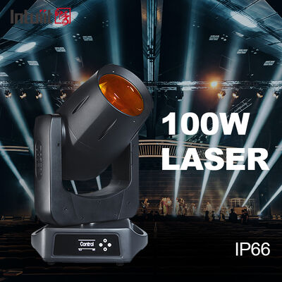 Lampu Kepala Bergerak 100W Tahan Air Ip66 Kepala Bergerak Laser Luar Ruangan