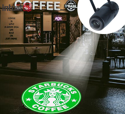 Lampu Proyektor Logo LED 40W Rotating Gobo Proyektor Lampu