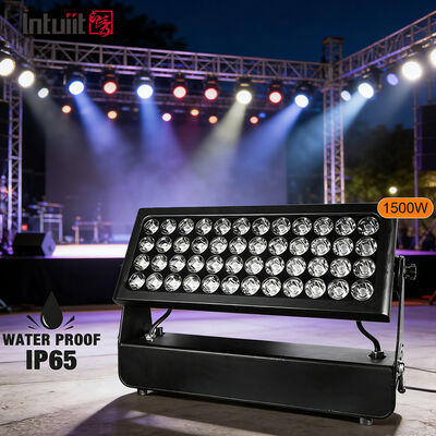 Rgbw Lampu panggung Lampu sorot luar Led Flood 1500W Waterproof Led High Power Dj Wall Washer Light