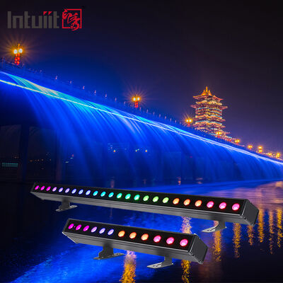 Lampu LED Tahan Air 12/24x2W RGBW 4-in-1 IP65 Aluminium DMX512