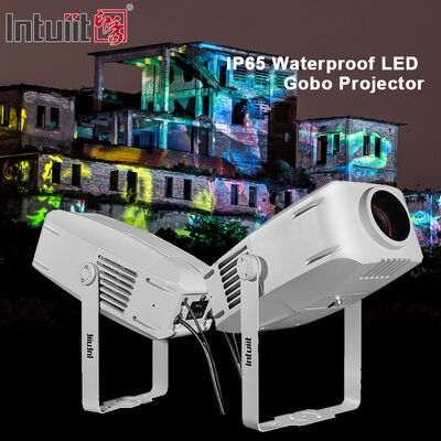 Proyektor Gobo 400w yang Dapat Disesuaikan Tahan Air Ip65 Lampu Logo Kustom Lampu Iklan Led