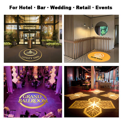 Proyektor Iklan LED 40W Definisi Tinggi CE RoHs Proyektor Logo Gobo