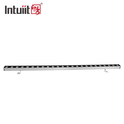 Lampu Wall Washer DMX512 RGB RGBW LED Warna-warni Outdoor Indoor 6W 12W 24W Linear Bar untuk Pencahayaan Panggung Pesta Gereja Pernikahan